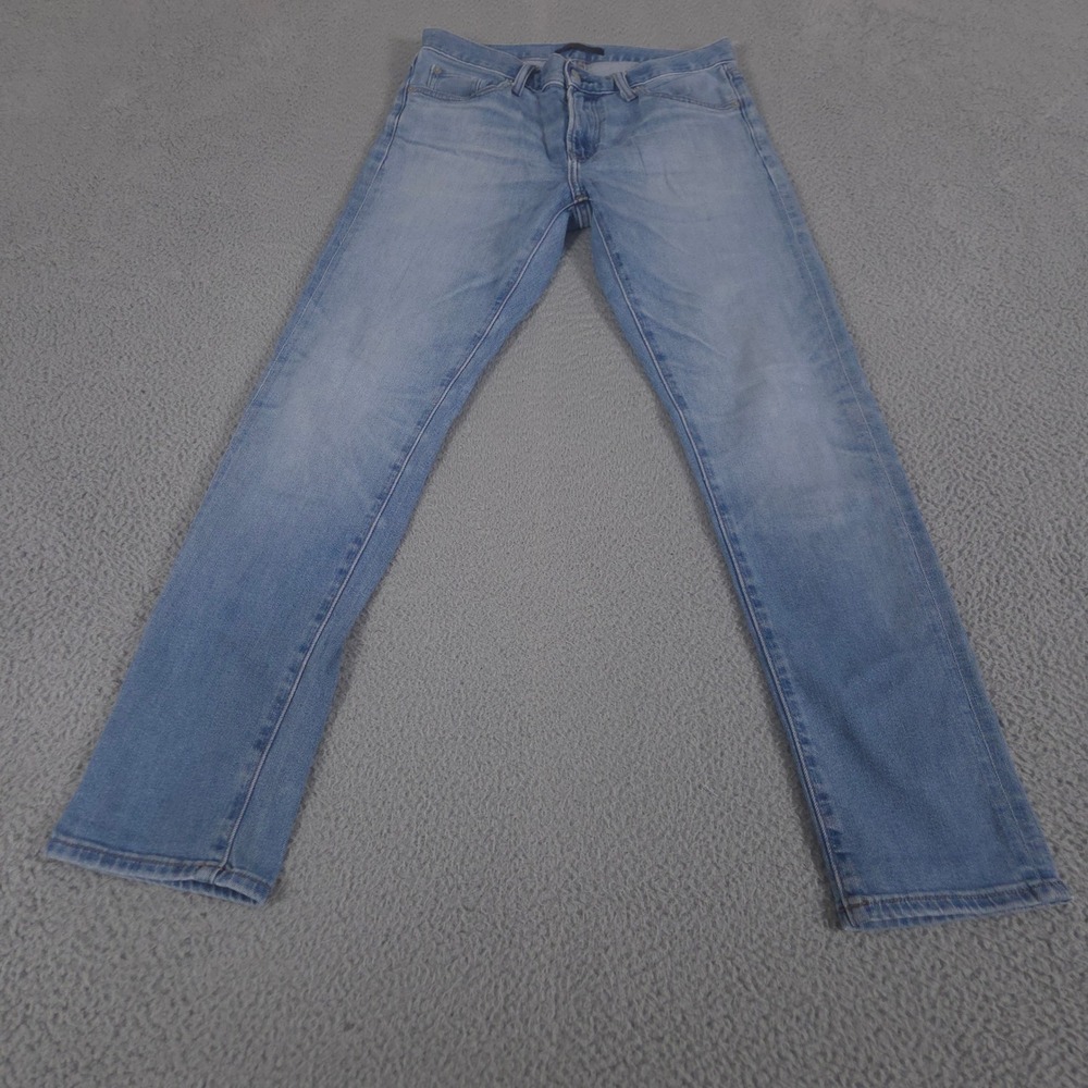 Uniqlo Jeans Mens 30x32 Light Wash‎ Slim Straight Leg Stretch Denim Classic